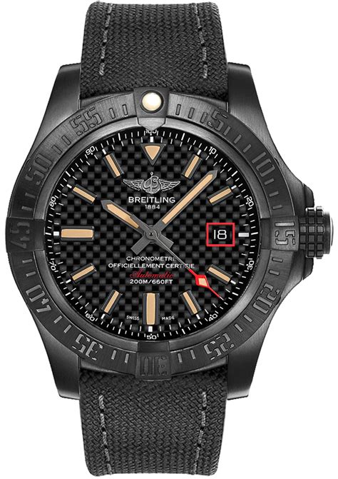 breitling v173111a|Avenger Blackbird 44 .